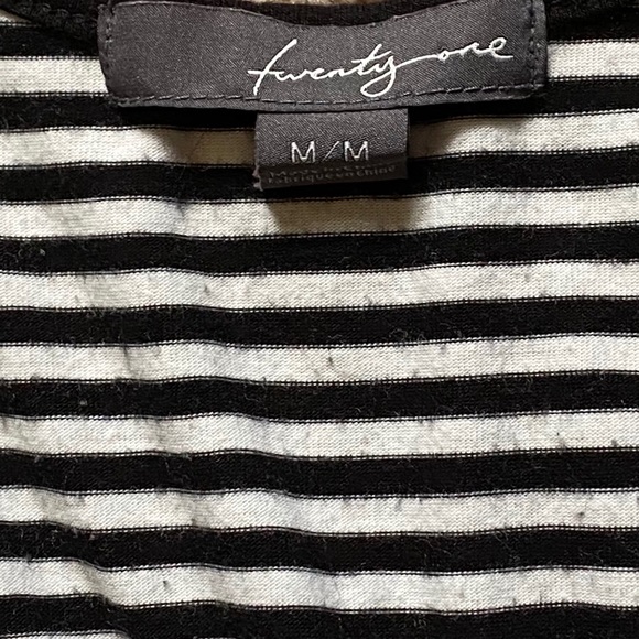 Twofer striped and chambray dress - Picture 4 of 4